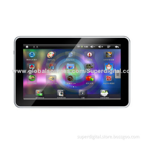 9-inch Cheap Tablet PC, A13 Cortex-A8 1.2GHz CPU, Supports External 3G and Wi-Fi